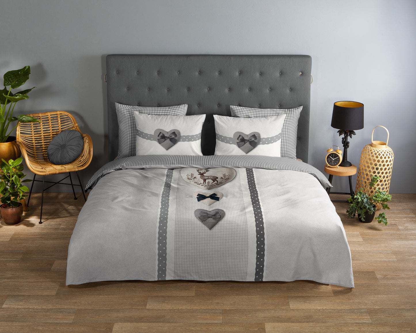 Dekbedovertrek Good Morning Bernet - Lits jumeaux 240x200/220 cm