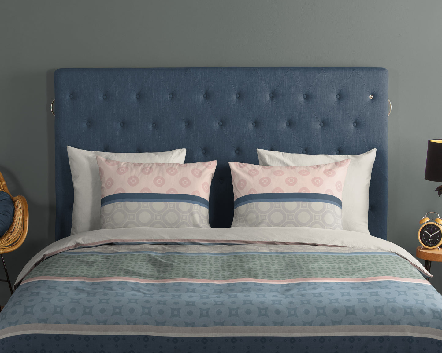 Dekbedovertrek Good Morning Vida - Lits jumeaux 240x200/220 cm