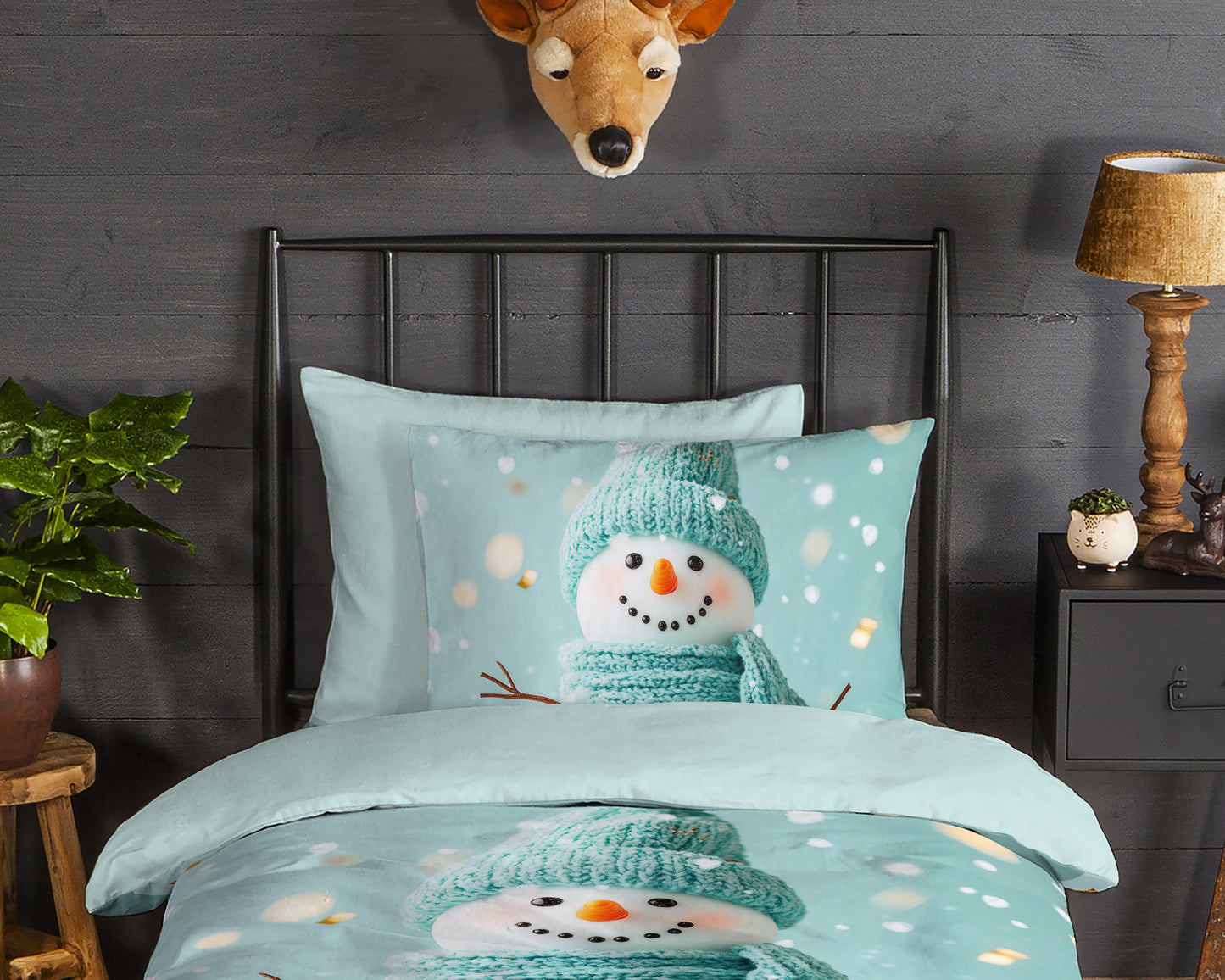Kinderdekbedovertrek Good Morning Flanel Pierre - 1 persoons 140Ã—200/220 cm