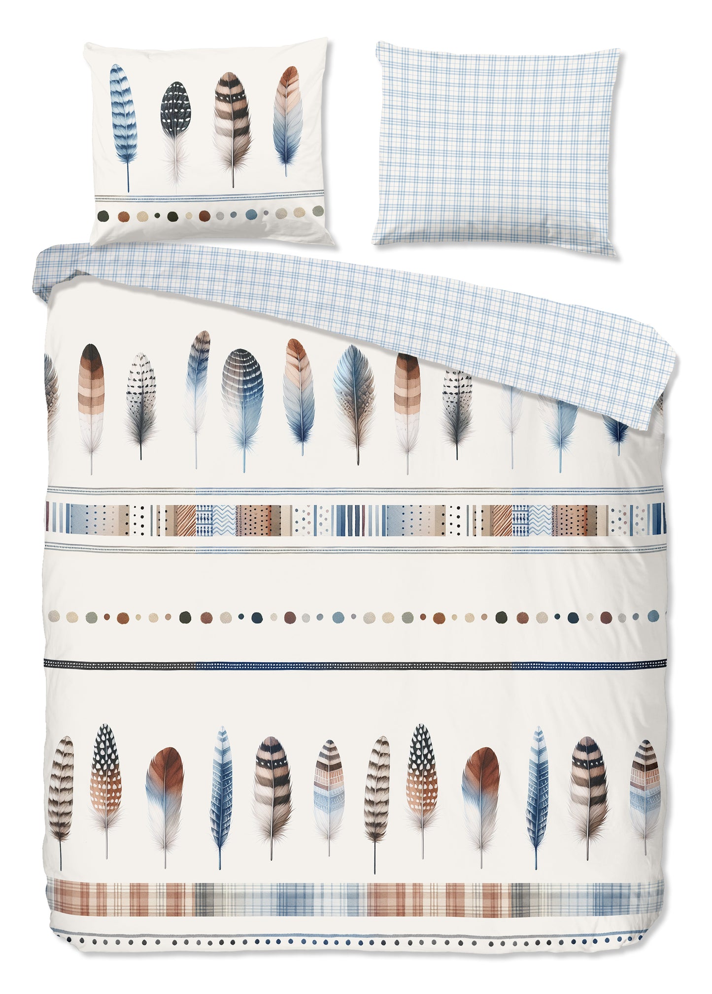 Dekbedovertrek Good Morning Flanel Niba - 2 persoons 200x200/220 cm