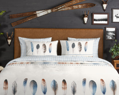 Dekbedovertrek Good Morning Flanel Niba - Lits jumeaux 240x200/220 cm