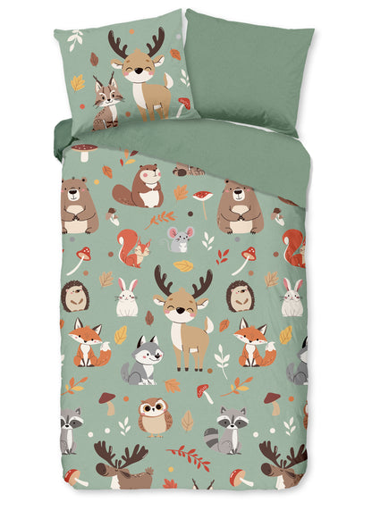 Kinderdekbedovertrek Good Morning Ville - 1 persoons 140Ã—200/220 cm