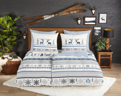 Dekbedovertrek Good Morning Flanel Aila - Duitsland 155x220 + 1* 80x80 cm