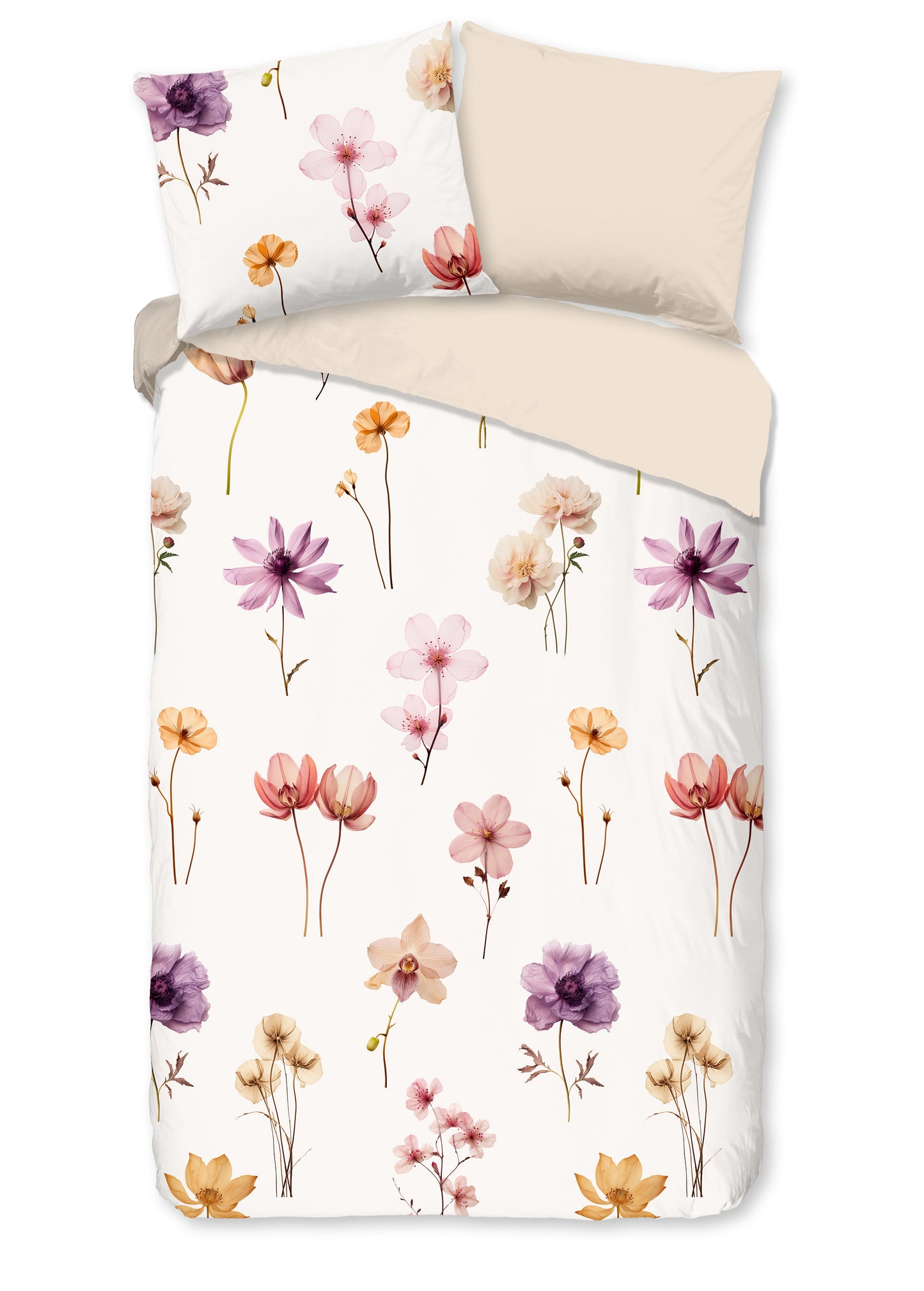 Dekbedovertrek Pure Duvre - 1 persoons 140Ã—200/220 cm