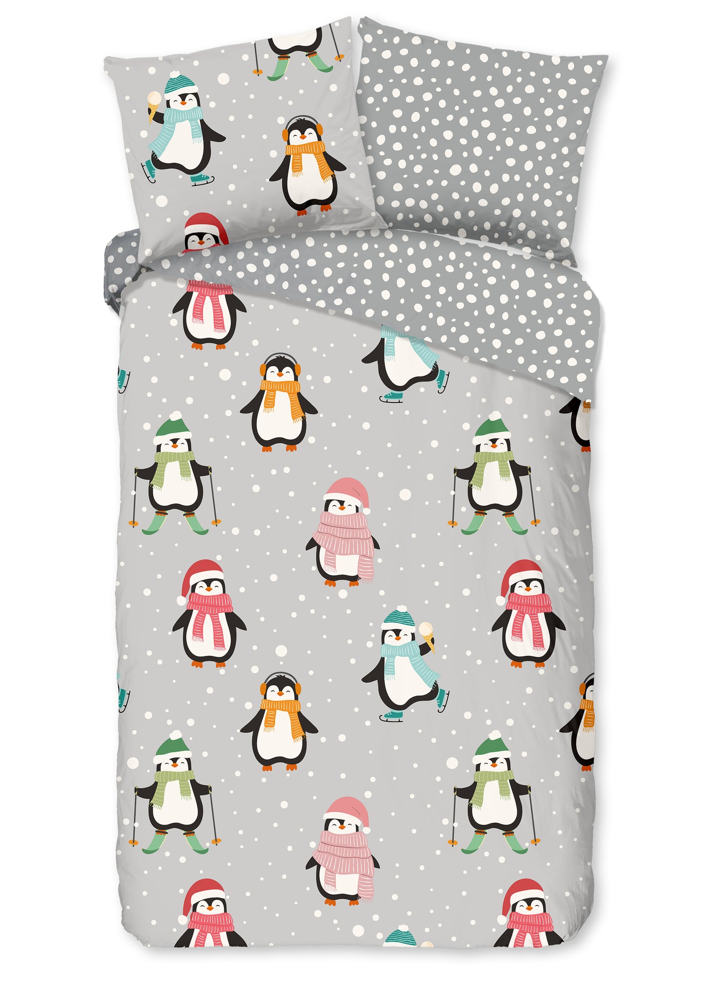 Kinderdekbedovertrek Good Morning Flanel Liam - 1 persoons 140Ã—200/220 cm