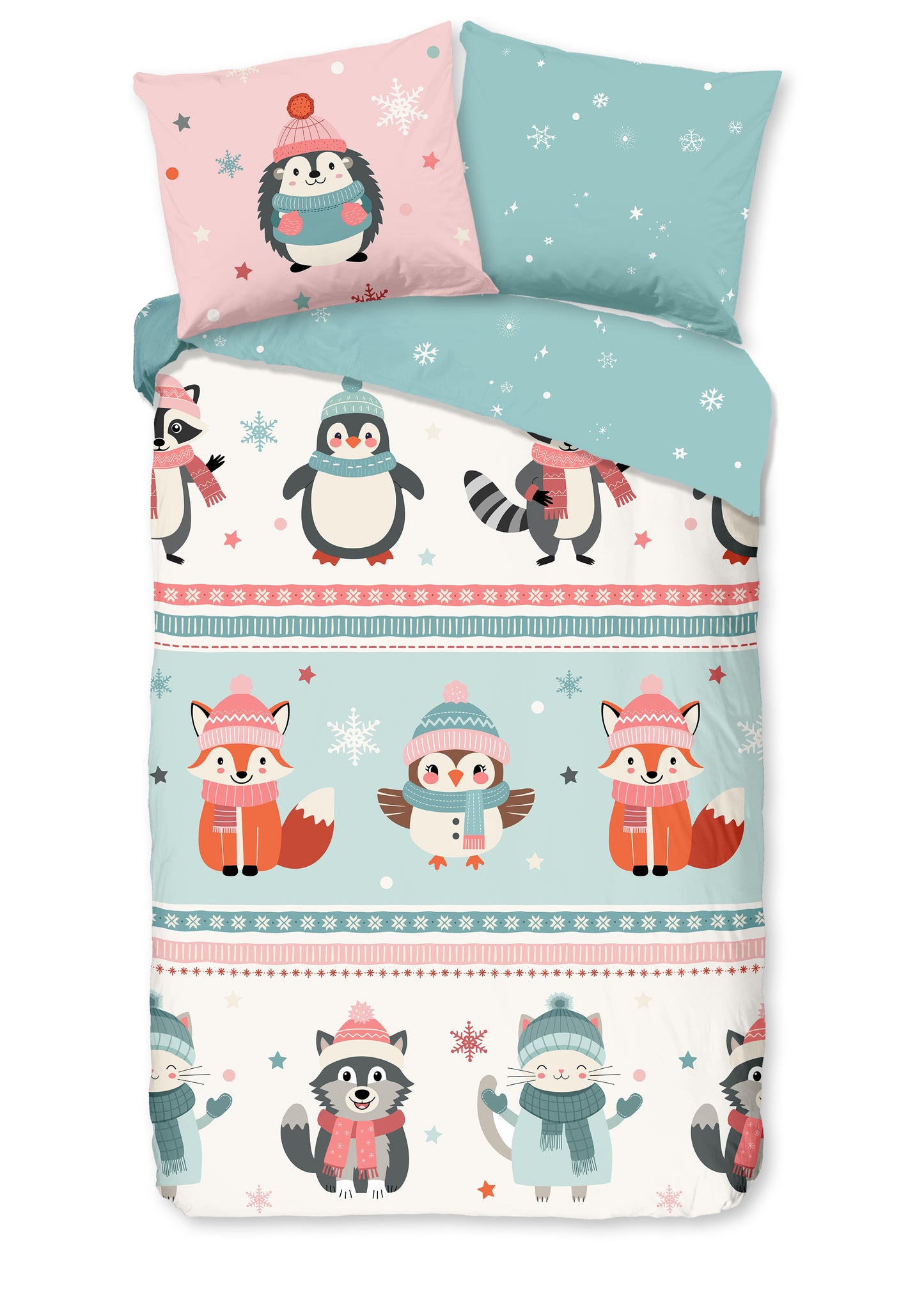 Kinderdekbedovertrek Good Morning Flanel Turr - 1 persoons 140Ã—200/220 cm