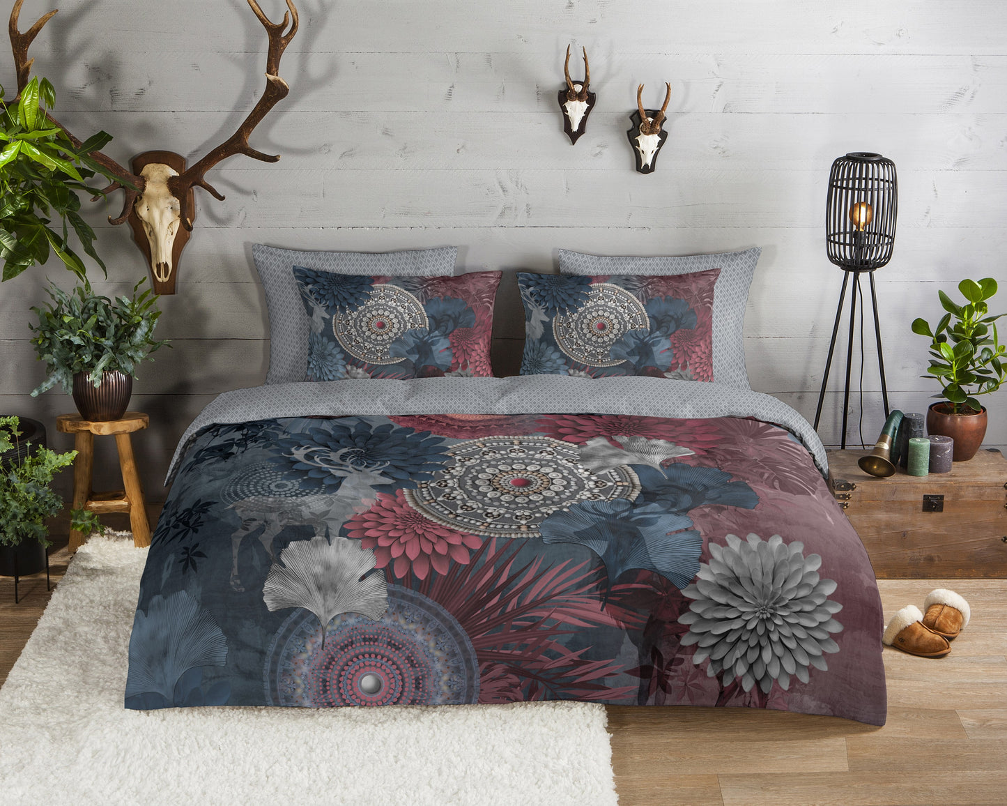 Dekbedovertrek HIP Flanel Makenna - Lits jumeaux 240x200/220 cm