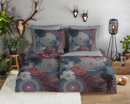 Dekbedovertrek HIP Flanel Makenna - Duitsland 200x200 + 2* 80x80 cm