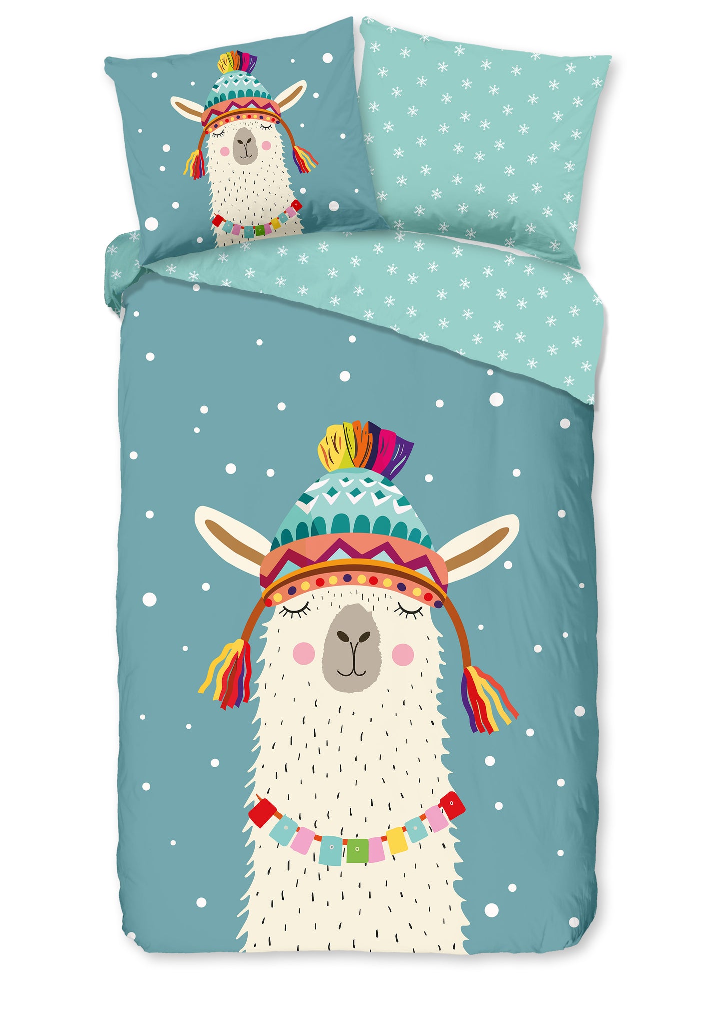 Kinderdekbedovertrek Good Morning Flanel Borax - 1 persoons 140Ã—200/220 cm