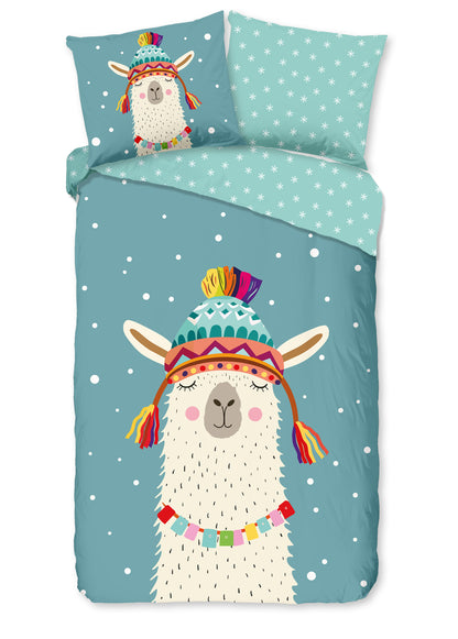 Kinderdekbedovertrek Good Morning Flanel Borax - 1 persoons 140Ã—200/220 cm