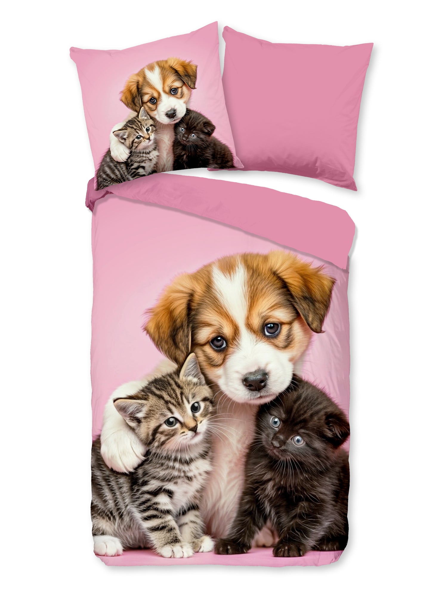 Kinderdekbedovertrek Pure microvezel Amis - Duitsland 135x200 + 1* 80x80 cm