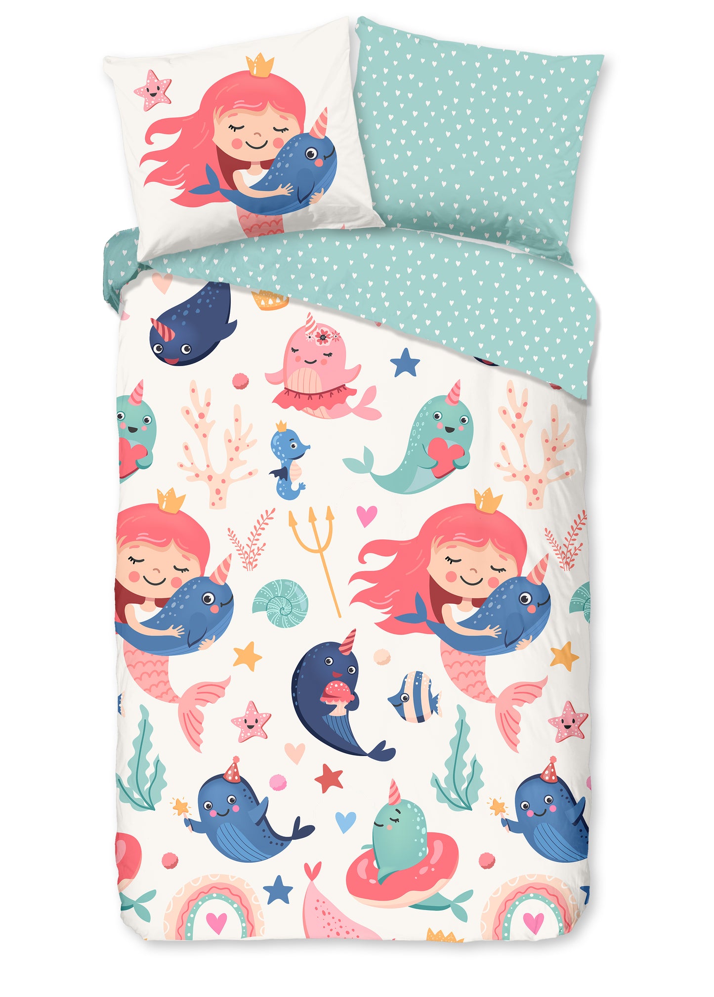 Kinderdekbedovertrek Good Morning Silvie - 1 persoons 140Ã—200/220 cm