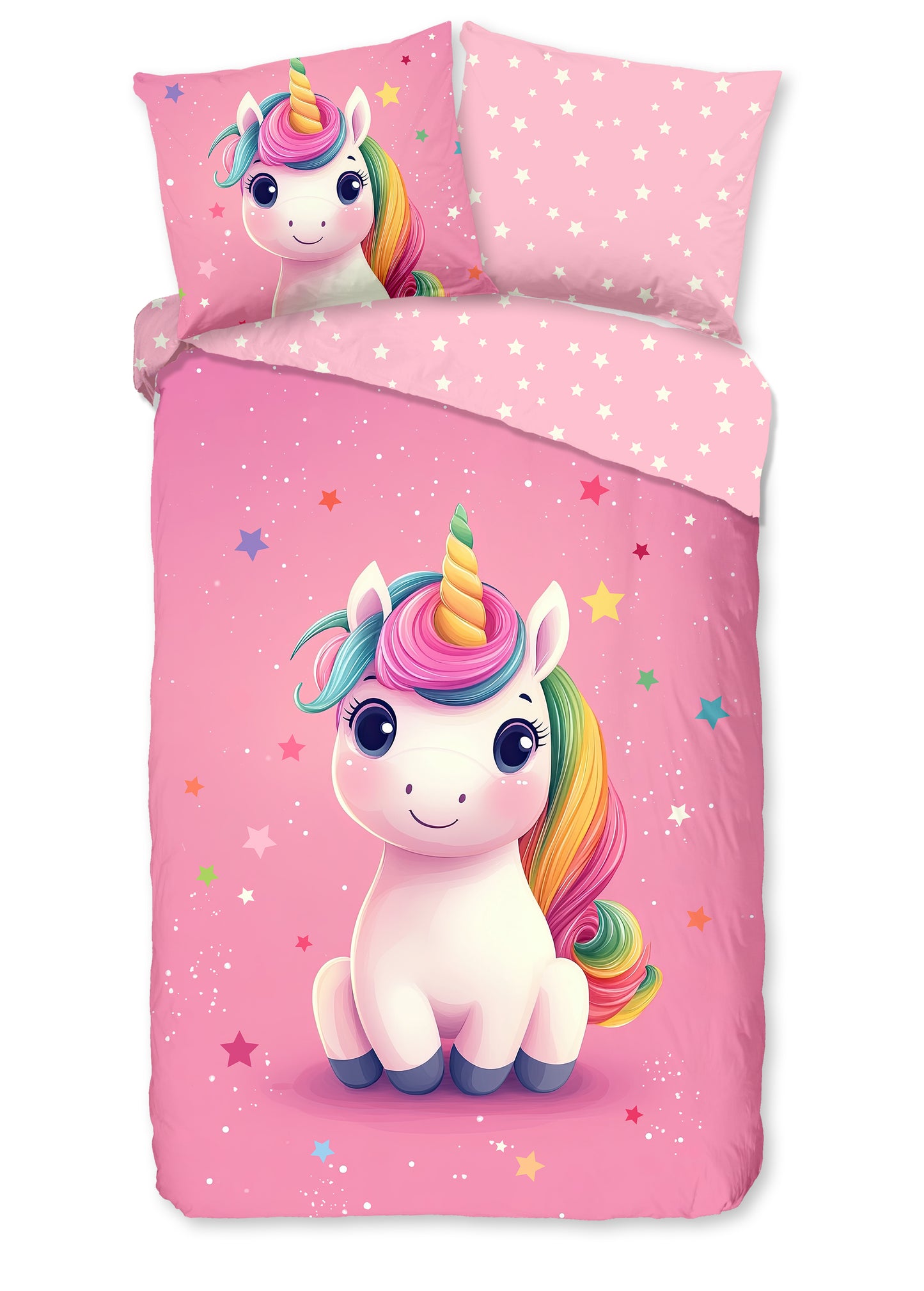 Kinderdekbedovertrek Good Morning Daya flanel - 1 persoons 140Ã—200/220 cm