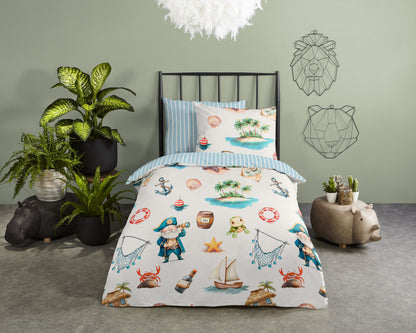 Kinderdekbedovertrek Good Morning Capi - 1 persoons 140Ã—200/220 cm