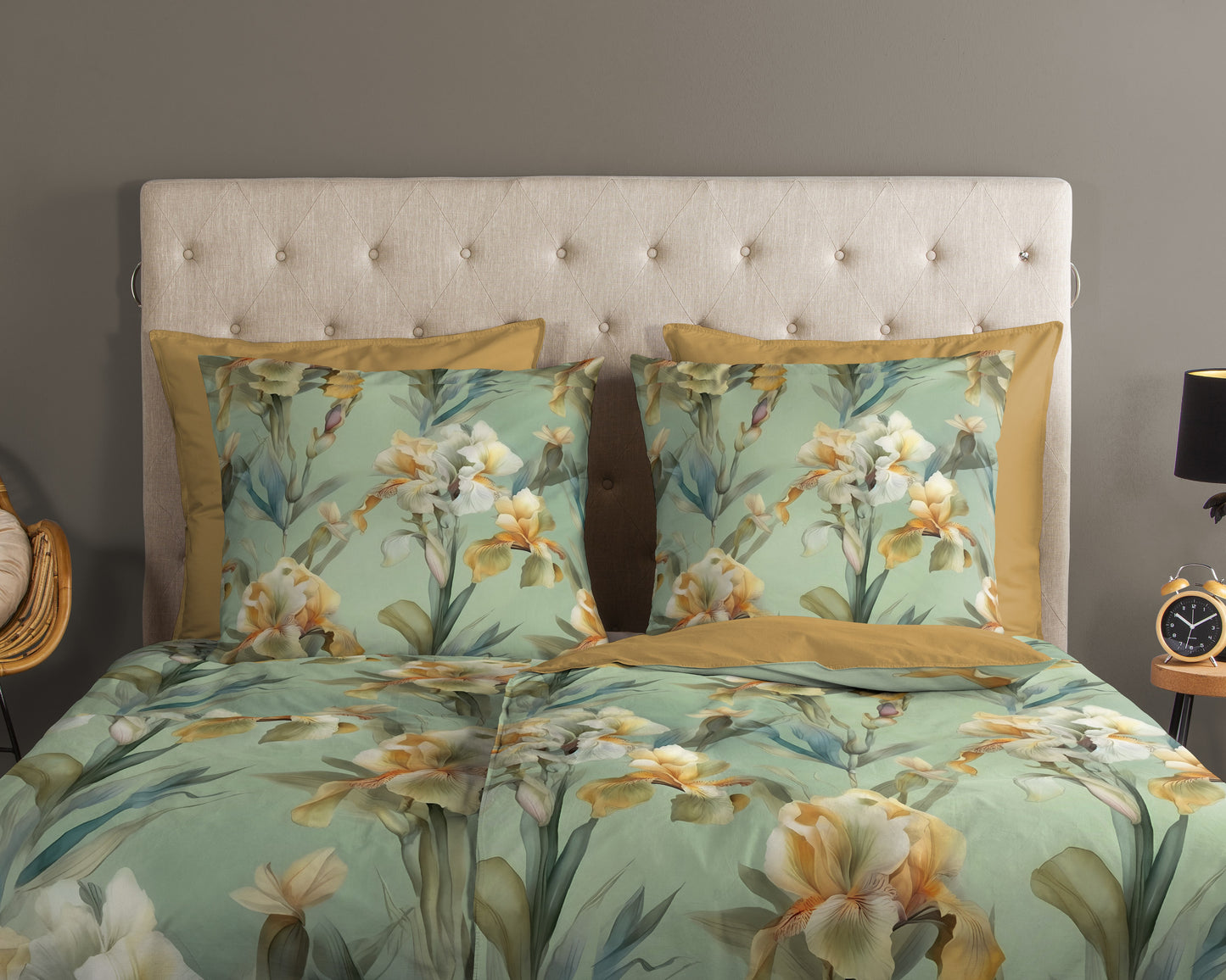 Dekbedovertrek Good Morning Iris - Duitsland 155x220 + 1* 80x80 cm