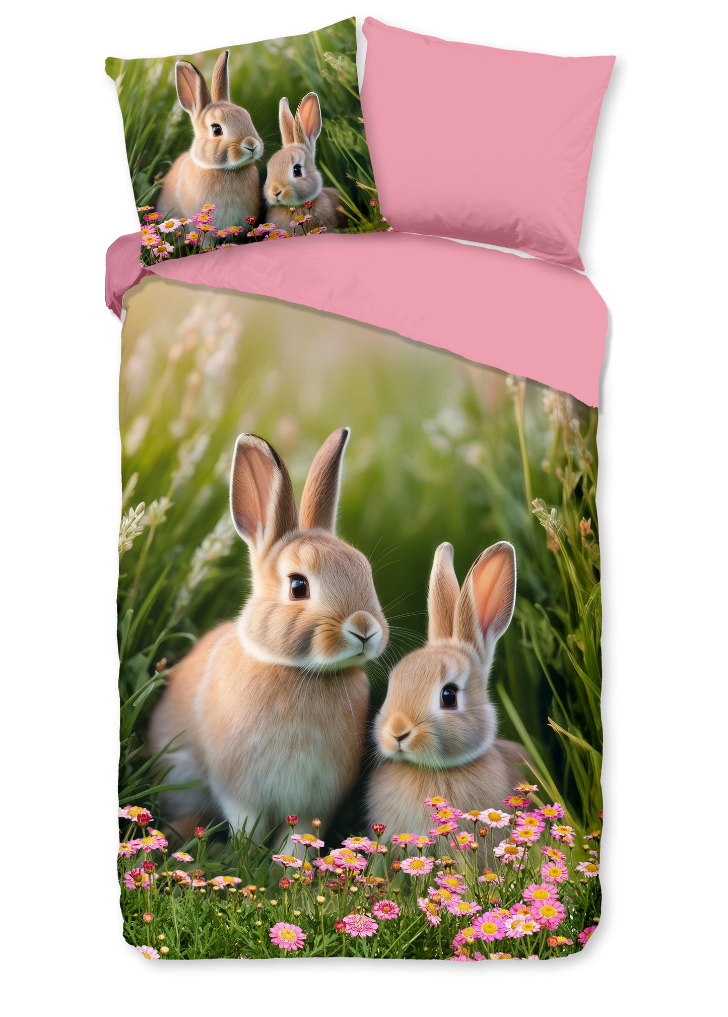 Kinderdekbedovertrek Pure Izzy - 1 persoons 140Ã—200/220 cm