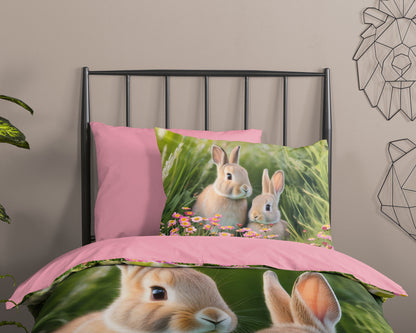 Kinderdekbedovertrek Pure Izzy - 1 persoons 140Ã—200/220 cm