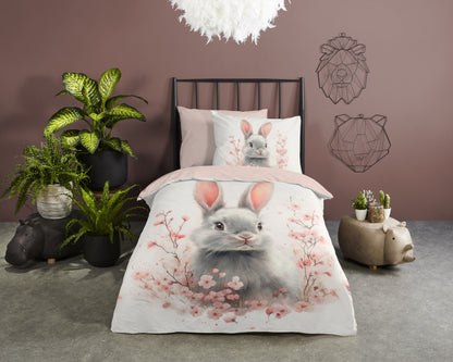 Kinderdekbedovertrek Good Morning Fien - 1 persoons 140Ã—200/220 cm