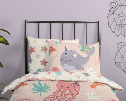 Kinderdekbedovertrek Good Morning Loua - 1 persoons 140Ã—200/220 cm