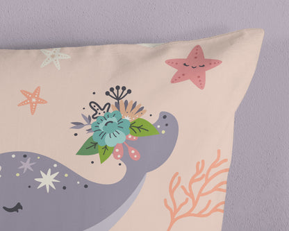Kinderdekbedovertrek Good Morning Loua - 1 persoons 140Ã—200/220 cm