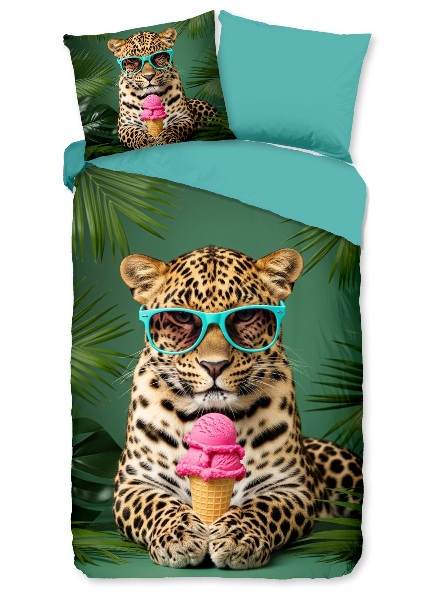Kinderdekbedovertrek Pure Chill - 1 persoons 140Ã—200/220 cm