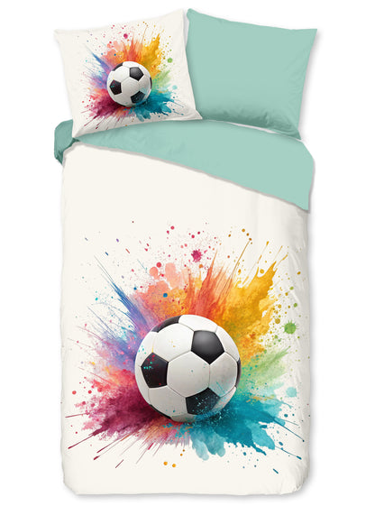 Kinderdekbedovertrek Good Morning Counter - 1 persoons 140Ã—200/220 cm