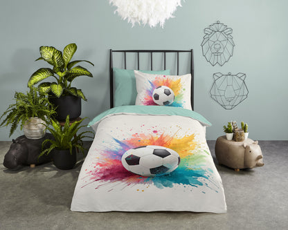 Kinderdekbedovertrek Good Morning Counter - 1 persoons 140Ã—200/220 cm