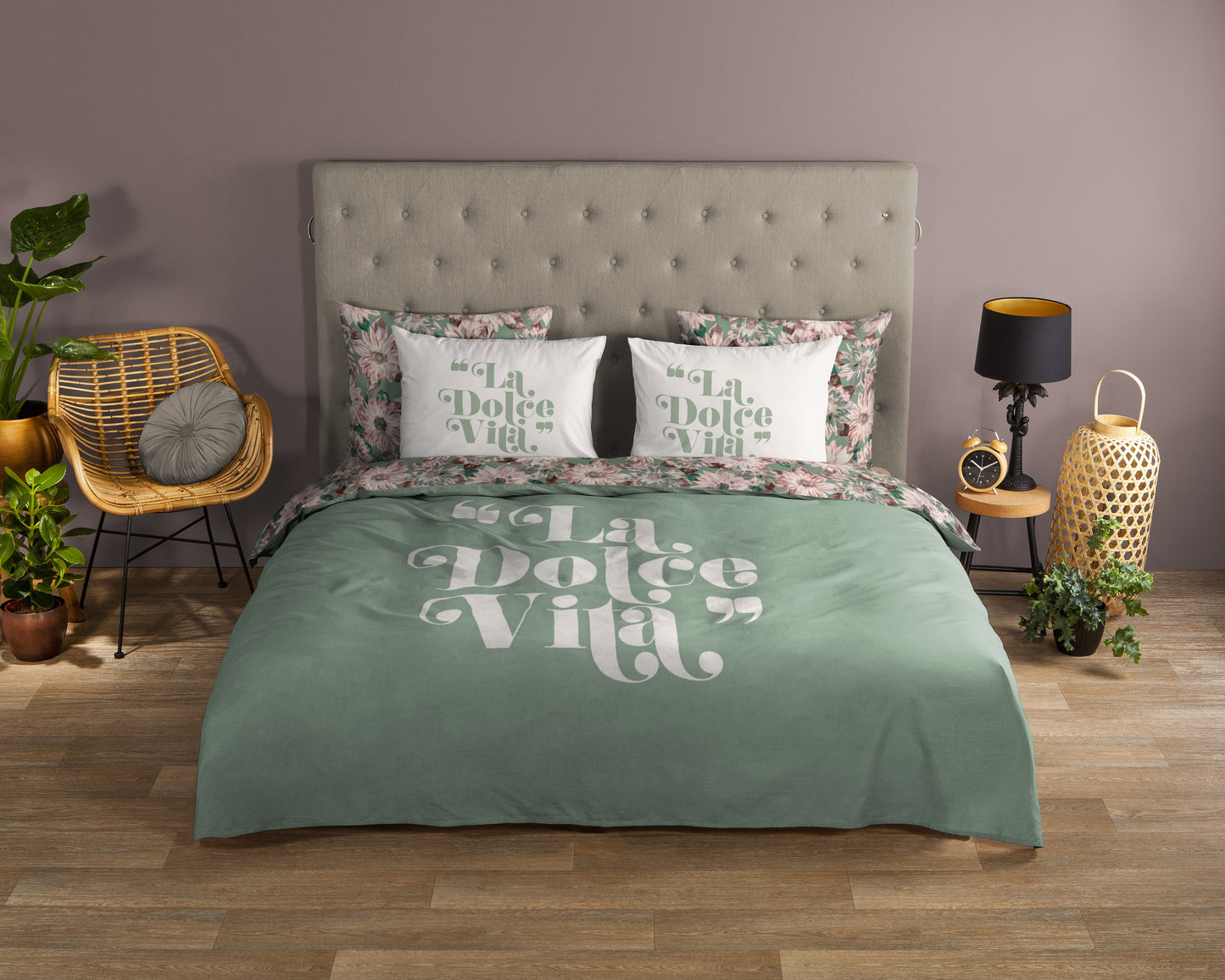 Dekbedovertrek Good Morning Vita - 2 persoons 200x200/220 cm