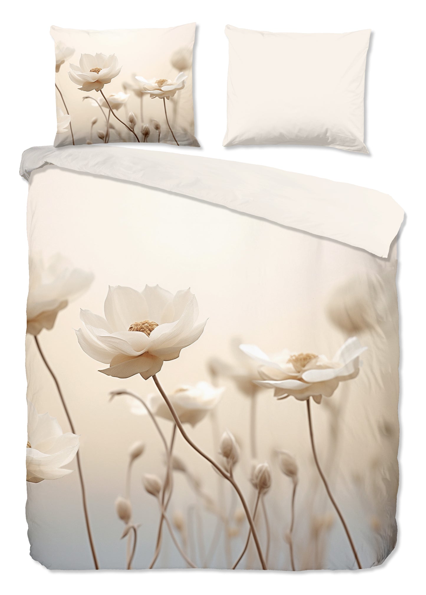 Dekbedovertrek Good Morning Lilith flanel - Lits jumeaux 240x200/220 cm