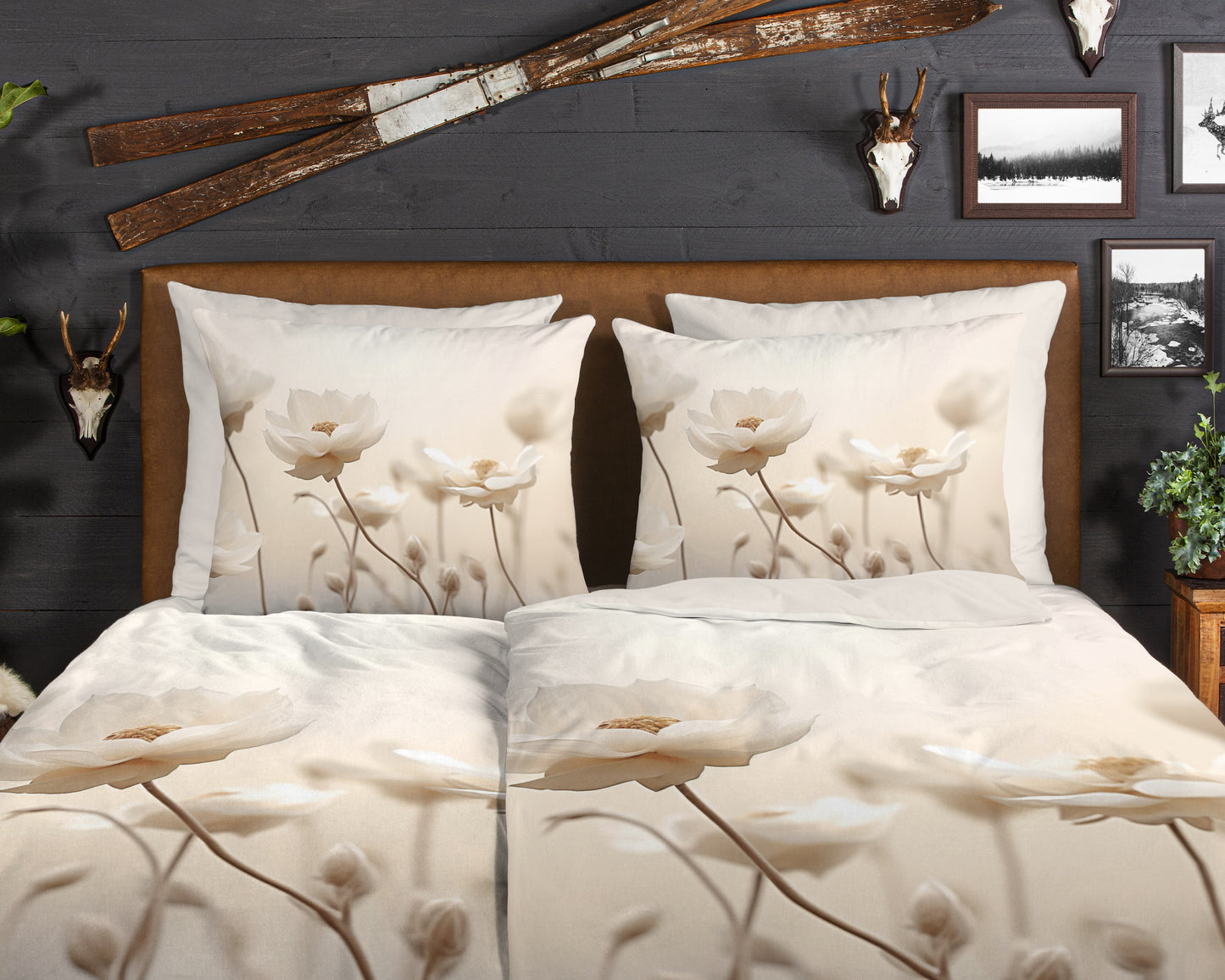 Dekbedovertrek Good Morning Lilith flanel - Duitsland 155x220 + 1* 80x80 cm
