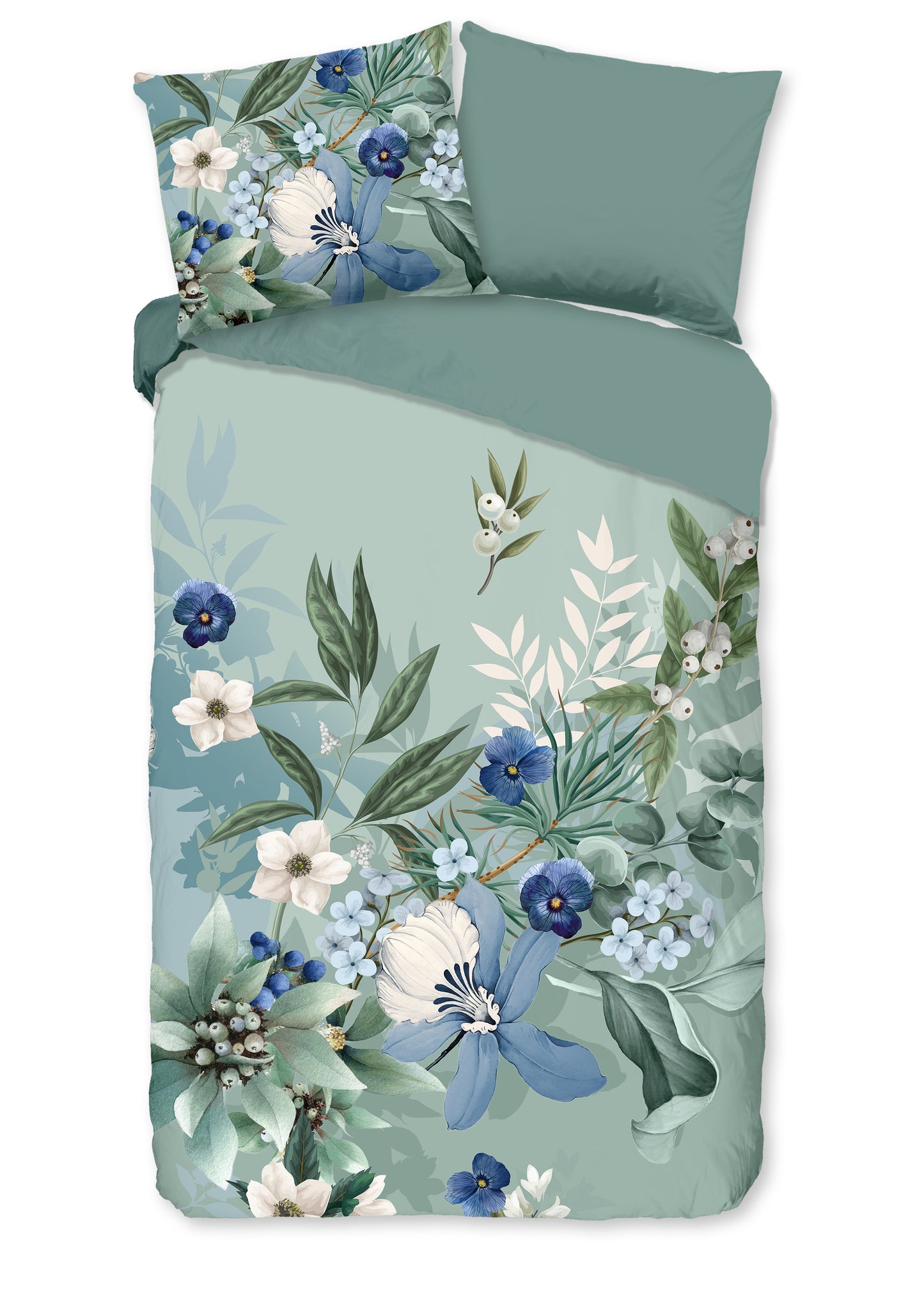 Dekbedovertrek Good Morning Farren flanel - 1 persoons 140Ã—200/220 cm