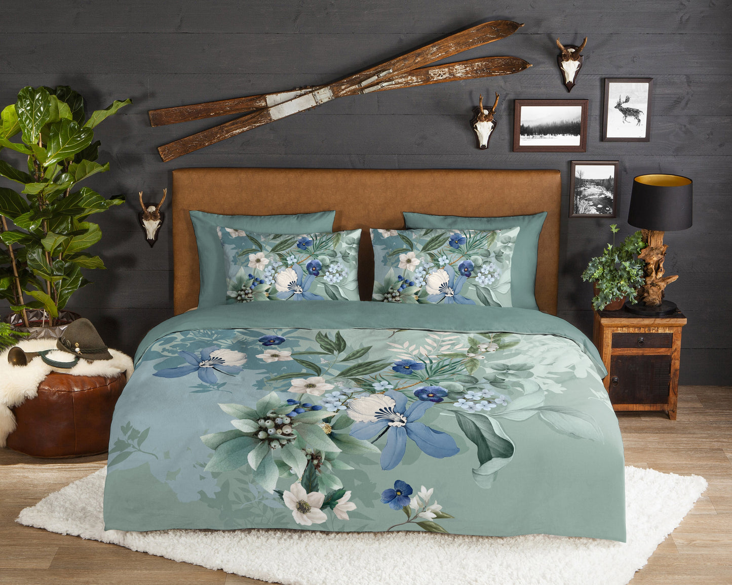 Dekbedovertrek Good Morning Farren flanel - 1 persoons 140Ã—200/220 cm