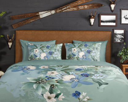 Dekbedovertrek Good Morning Farren flanel - 1 persoons 140Ã—200/220 cm
