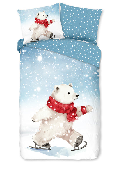 Kinderdekbedovertrek Good Morning Oleg flanel - 1 persoons 140Ã—200/220 cm