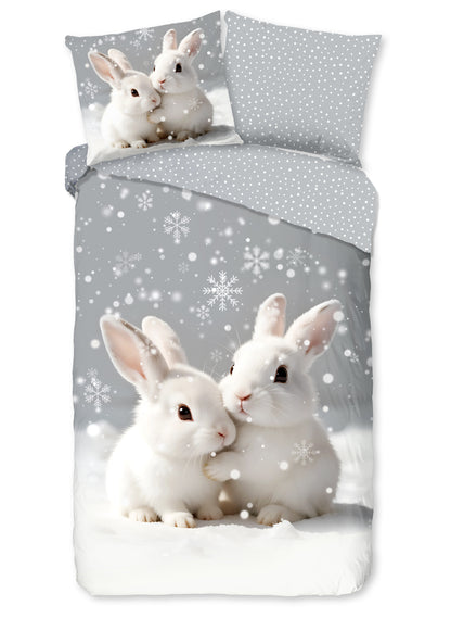 Kinderdekbedovertrek Good Morning Coef flanel - 1 persoons 140Ã—200/220 cm