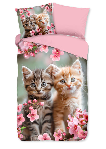 Kinderdekbedovertrek Good Morning Mischa - 1 persoons 140Ã—200/220 cm