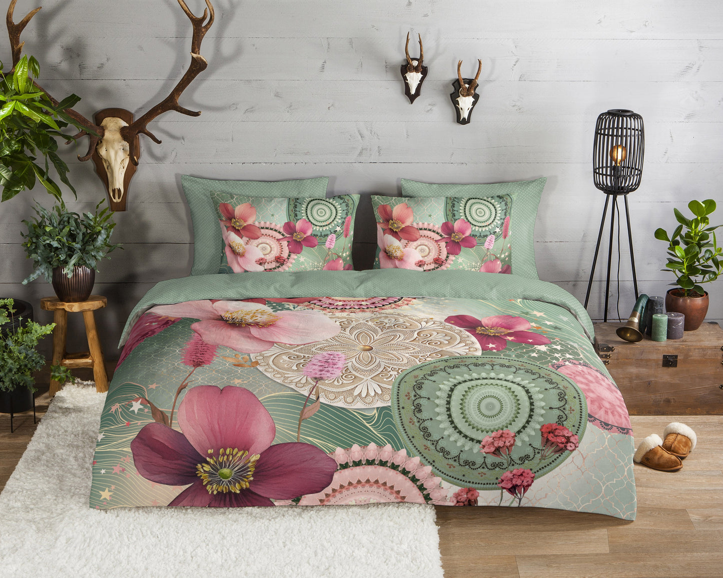 Dekbedovertrek HIP Reginia flanel - Lits jumeaux 240x200/220 cm