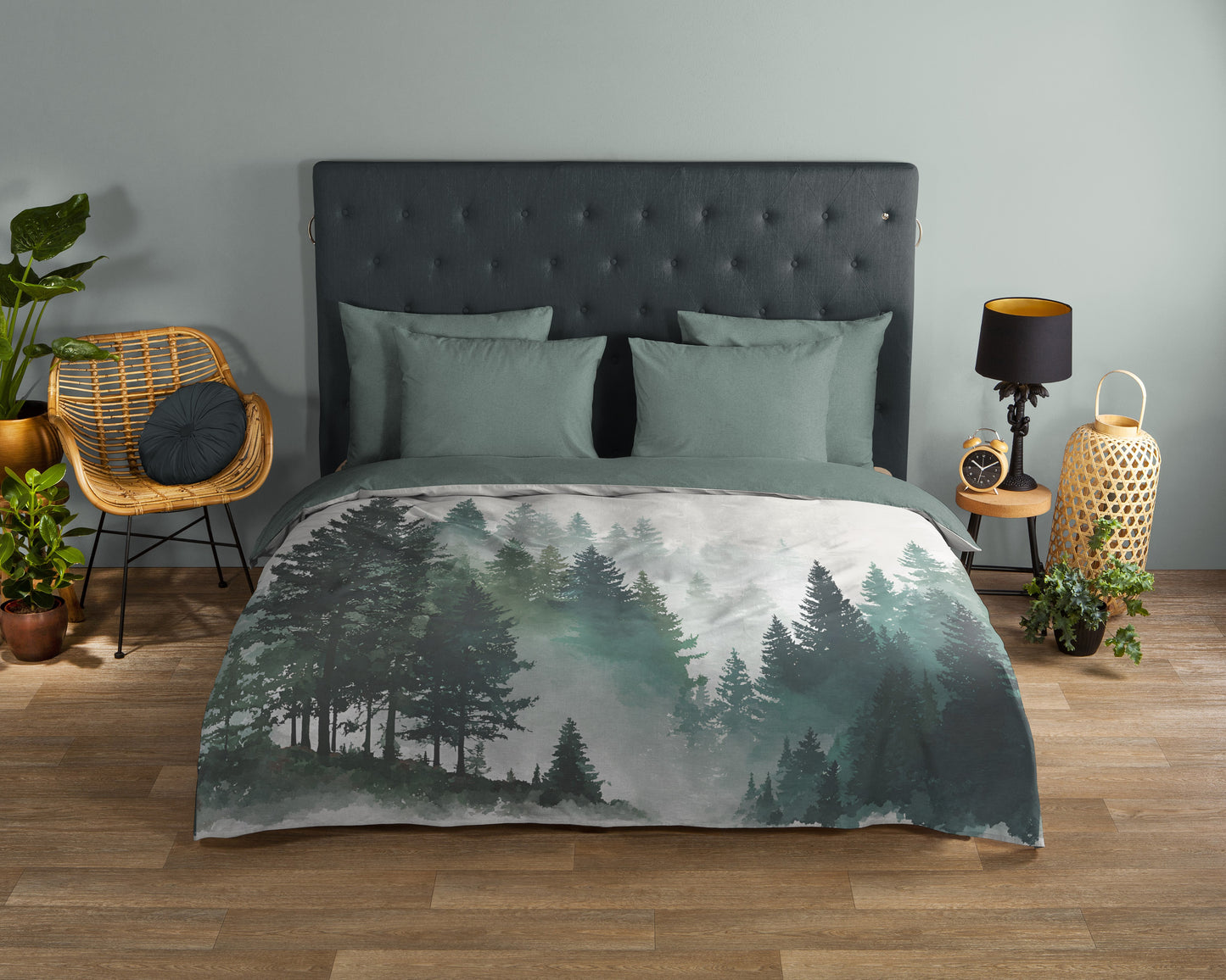 Dekbedovertrek Good Morning Arbres - Oostenrijk 140x200 + 1* 70x90 cm