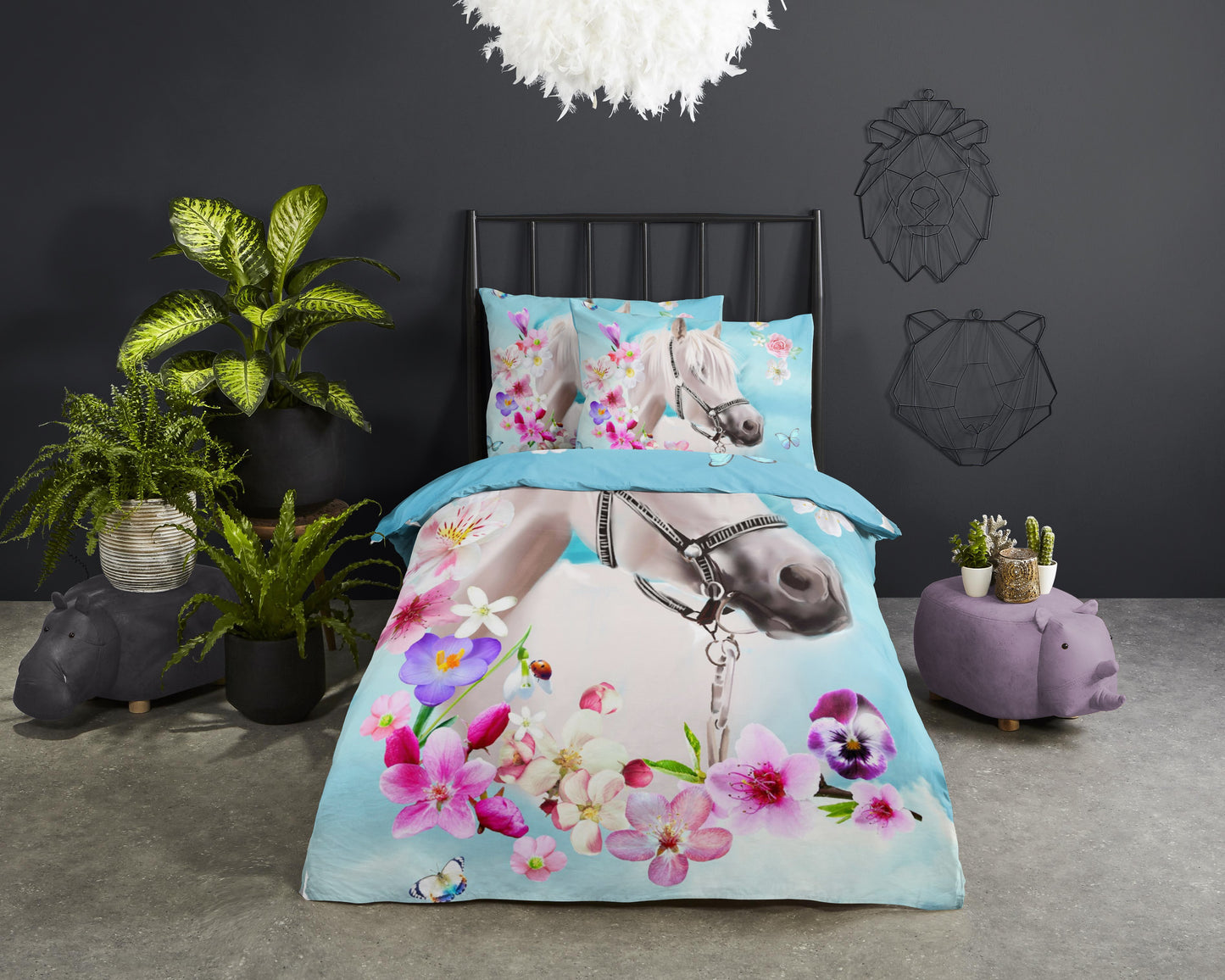 Kinderdekbedovertrek Good Morning My Beauty - 1 persoons 140Ã—200/220 cm
