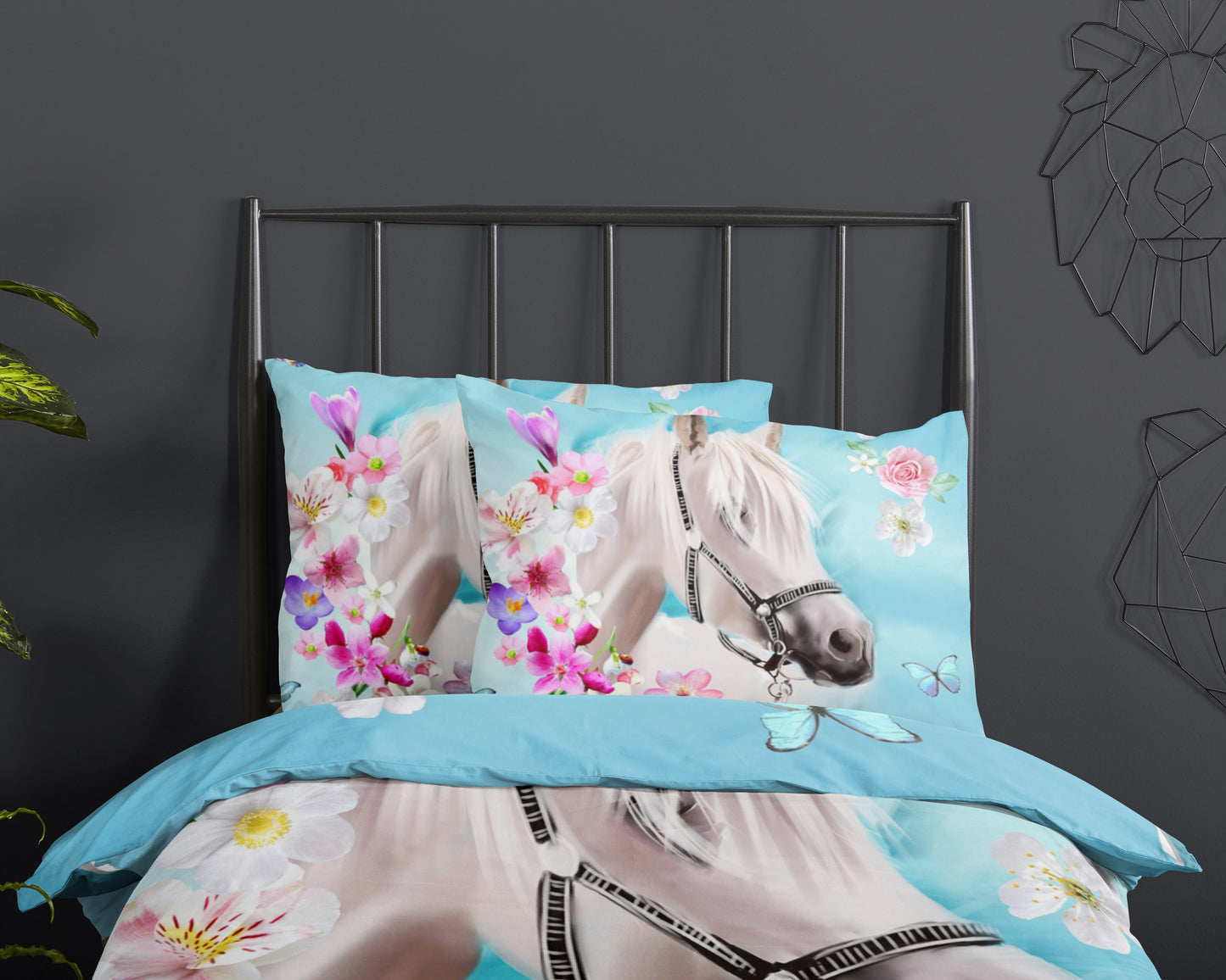 Kinderdekbedovertrek Good Morning My Beauty - 1 persoons 140Ã—200/220 cm