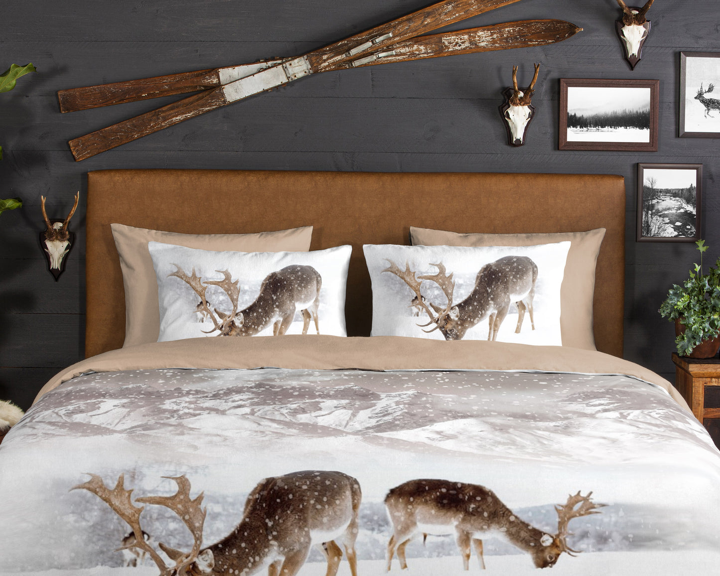 Dekbedovertrek Good Morning Flanel Winter - 1 persoons 140Ã—200/220 cm