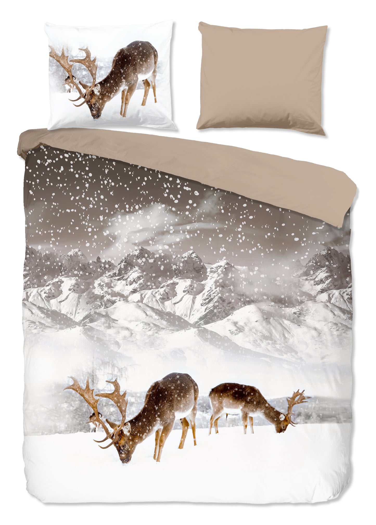 Dekbedovertrek Good Morning Flanel Winter - 2 persoons 200x200/220 cm