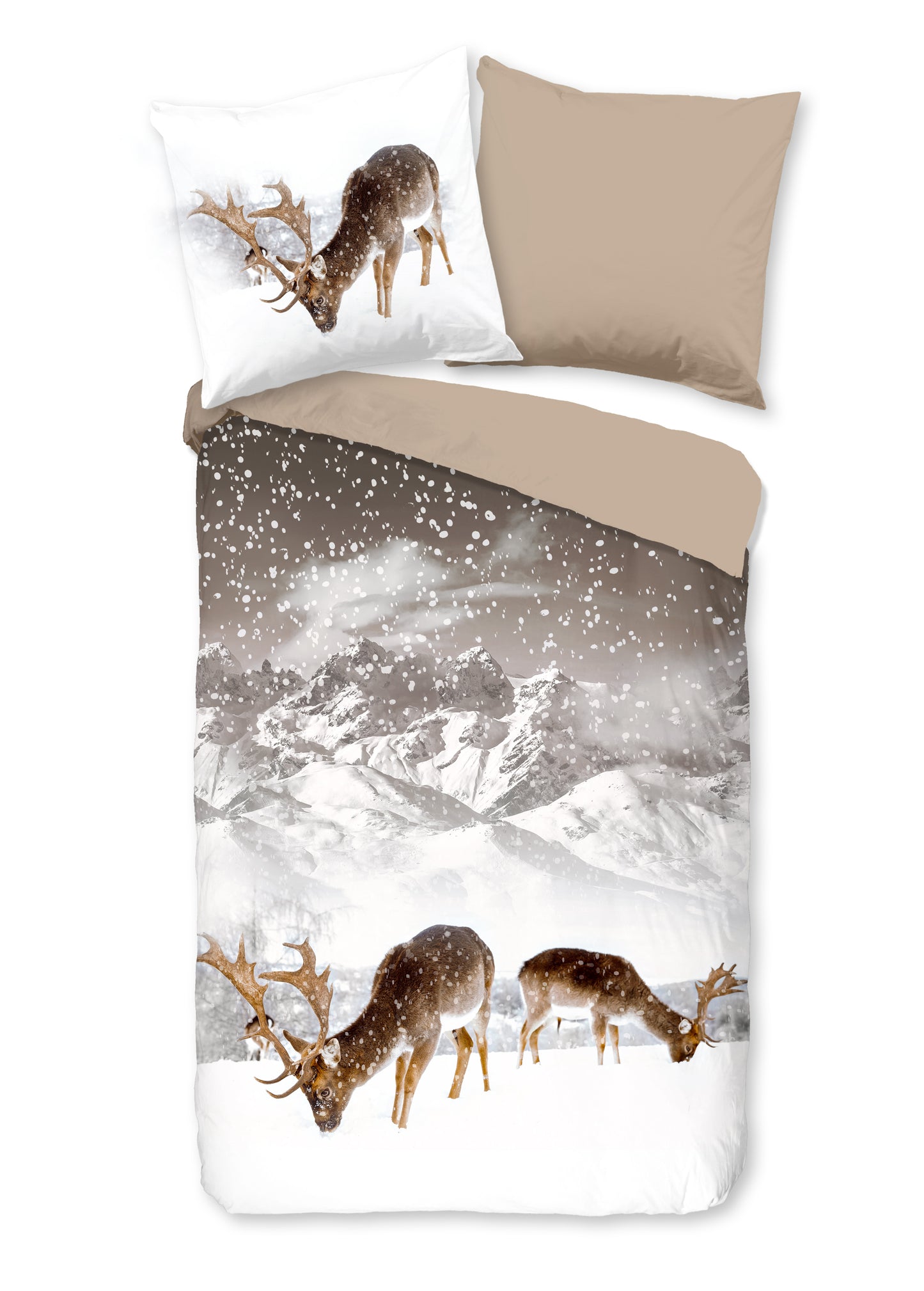 Dekbedovertrek Good Morning Flanel Winter - Duitsland 135x200 + 1* 80x80 cm