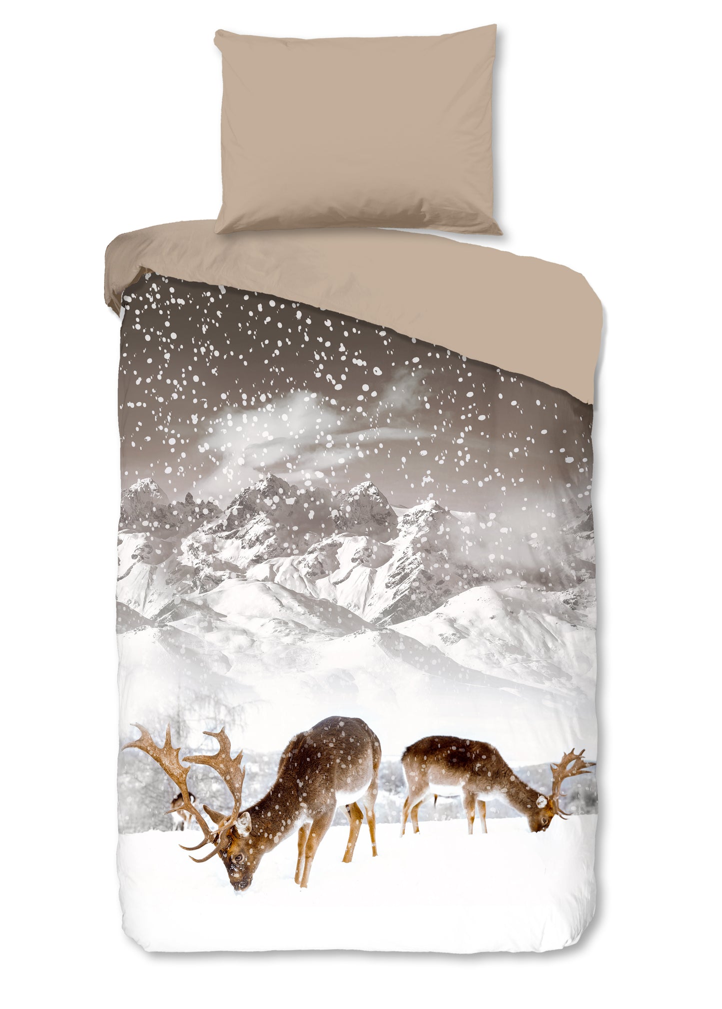 Dekbedovertrek Good Morning Flanel Winter - Oostenrijk 140x200 + 1* 70x90 cm