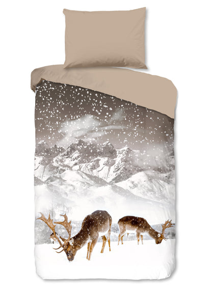 Dekbedovertrek Good Morning Flanel Winter - Oostenrijk 140x200 + 1* 70x90 cm