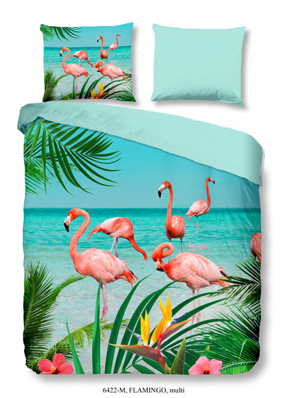 Dekbedovertrek Pure microvezel Flamingo