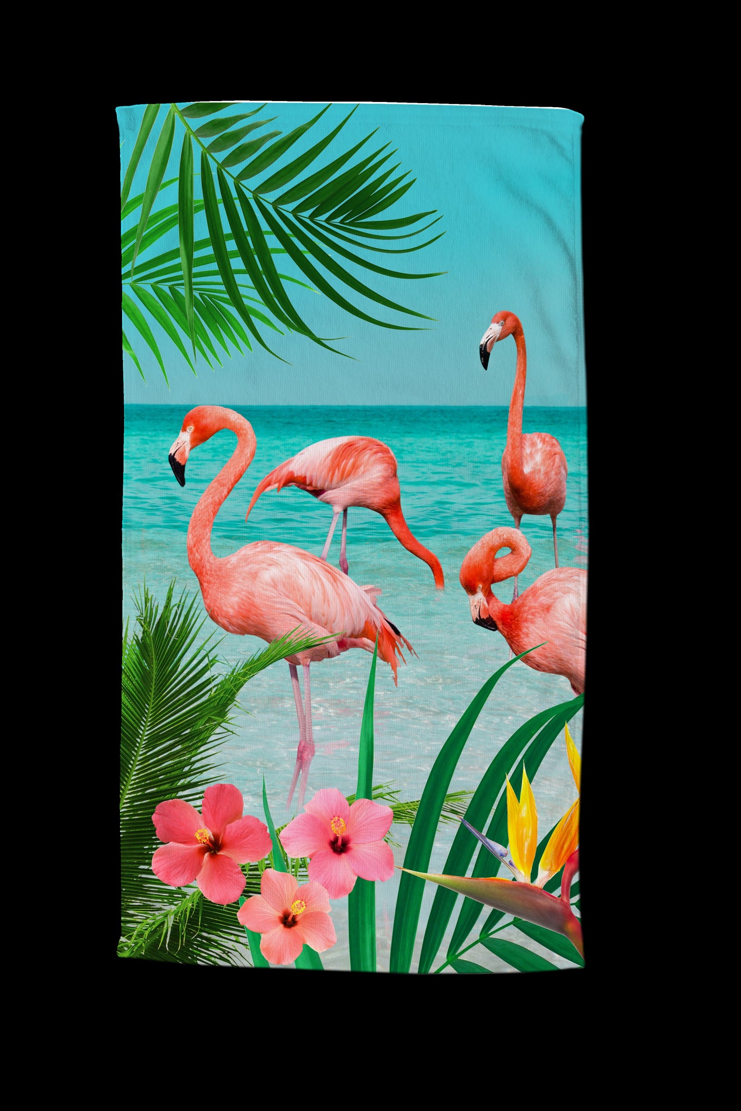 Strandlaken Good Morning Flamingo