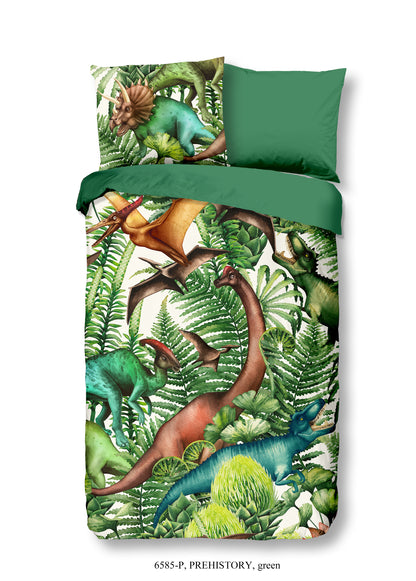 Kinderdekbedovertrek Good Morning Prehistory - 1 persoons 140Ã—200/220 cm