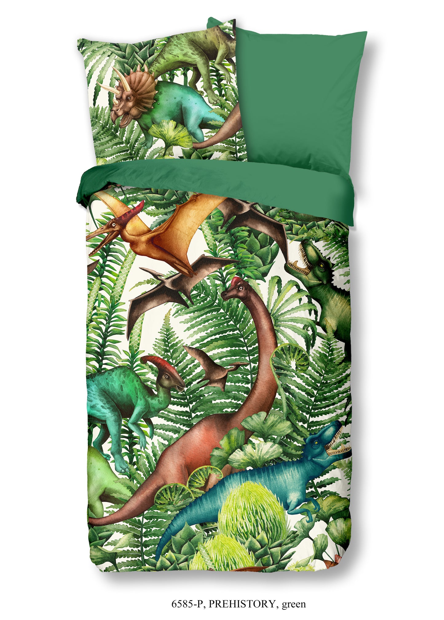 Kinderdekbedovertrek Good Morning Prehistory - Duitsland 135x200 + 1* 80x80 cm