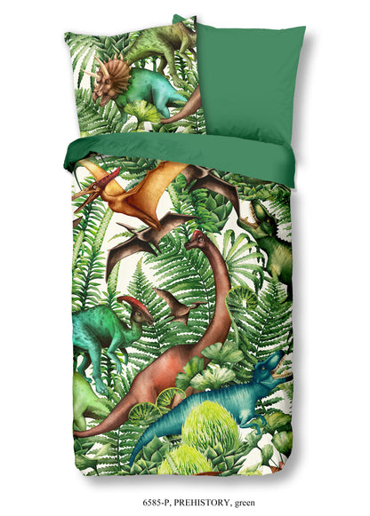 Kinderdekbedovertrek Good Morning Prehistory - Duitsland 135x200 + 1* 80x80 cm